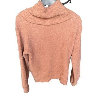 Ruby Moon XS Pink cowl neck  super soft sweater